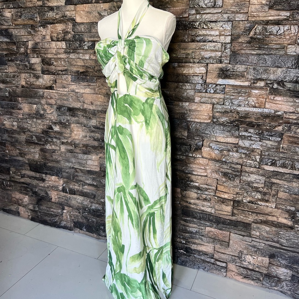 Fashion Nova Leafy Green Maxi Dress - Picture 5 of 12